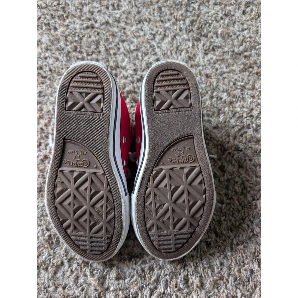 Converse CTAS Street Slip-On Youth Size 11 A01700F Red